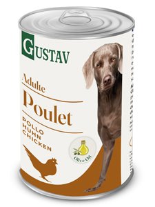 DOG GUSTAV LATA PATE POLLO 400 gr.